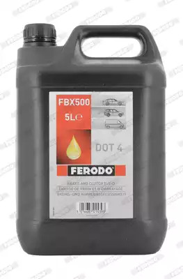 Тормозная жидкость DOT 4, 5л FERODO FBX500