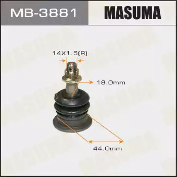 Шаровая опора перед up HILUX/ KUN1#, 2# 04- MASUMA MB3881