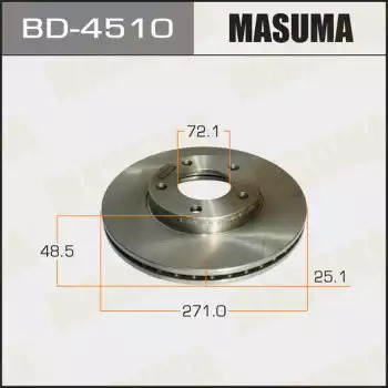 Тормозной диск передний MASUMA BD4510