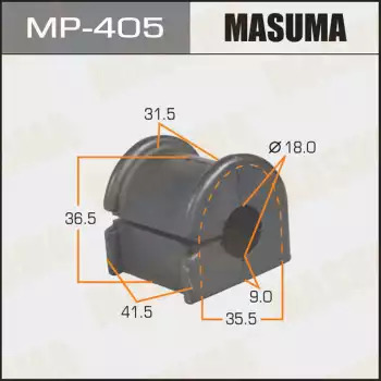 Фото 2 - MASUMA - MP405  Втулка стабилизатора [уп.2] /перед/ Corolla NZE120,121, CE121 ( -0209)