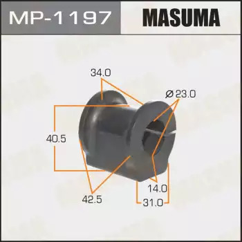 Втулка стабилизатора переднего MASUMA MP1197