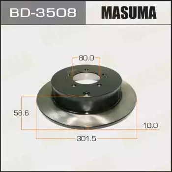 Тормозной диск задний MASUMA BD3508