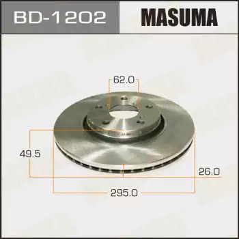 Тормозной диск передний MASUMA BD1202