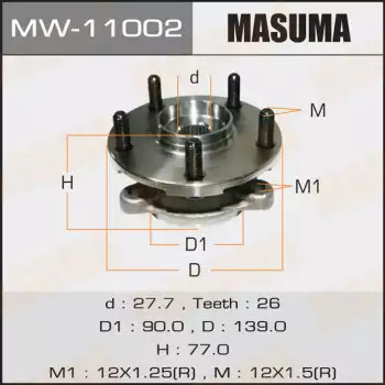 Подшипник ступицы передний MASUMA MW11002