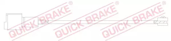 Датчик износа тормозных колодок передний QUICK BRAKE WS0107B