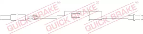 Датчик износа тормозных колодок передний QUICK BRAKE WS0207B