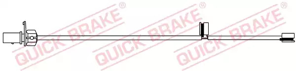 Датчик износа тормозных колодок передний QUICK BRAKE WS0371A