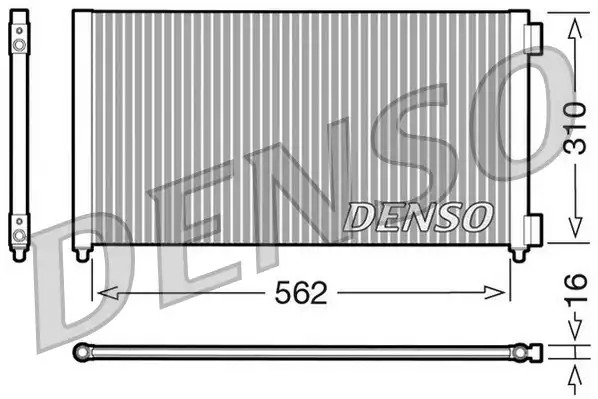 Радиатор кондиционера DENSO DCN09102