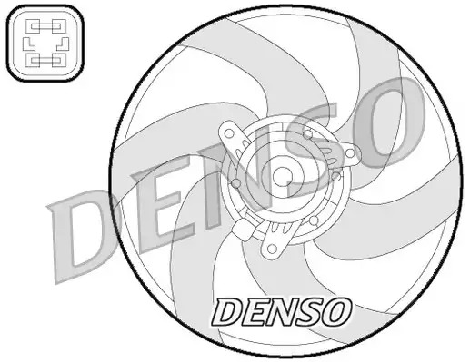 Вентилятор радиатора DENSO DER21022