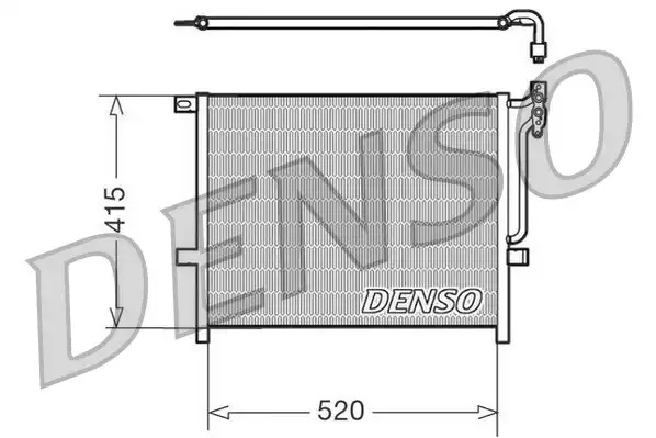 Радиатор кондиционера DENSO DCN05010
