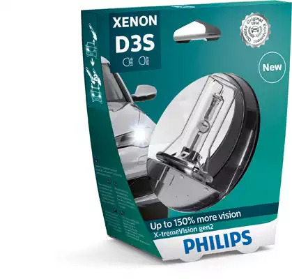 Ксеноновая лампа D3S 42V 35W PK32d-6 Xenon Lamp 1шт PHILIPS 42403XV2S1