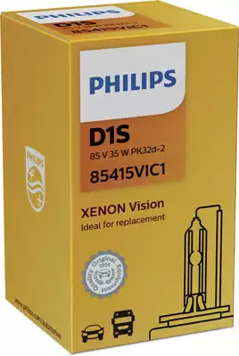 Ксеноновая лампа D1S 85V 35W PK32d-2 Xenon Lamp 1шт PHILIPS 85415VIC1