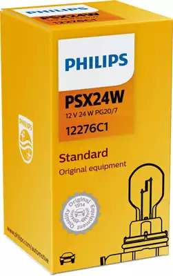 Галогенная лампа PSX24W 12V PG20/7 Original 1шт PHILIPS 12276C1
