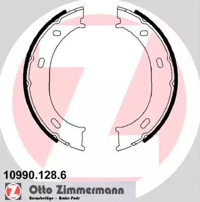 Колодки стояночного тормоза ZIMMERMANN 109901286