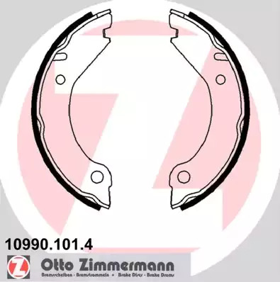 Колодки стояночного тормоза ZIMMERMANN 109901014