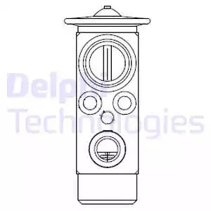 Клапан кондиционера расширительный DELPHI CB1024V