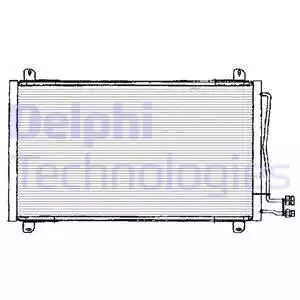 Радиатор кондиционера DELPHI TSP0225125