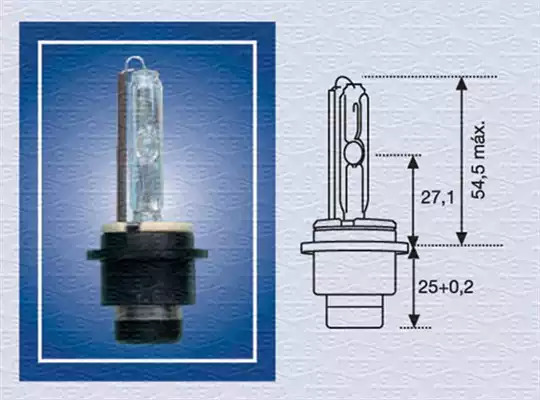 Ксеноновая лампа 35W 85V D2S P32d-2 Xenon 1шт MAGNETI MARELLI 002541100000