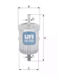 Топливный фильтр UFI 3100100