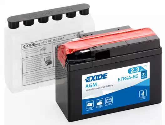 Стартерная аккумуляторная батарея EXIDE ETR4ABS