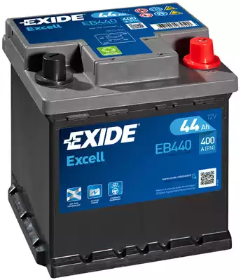 Аккумулятор (АКБ) Excell 12V 44Ah R+ EXIDE EB440