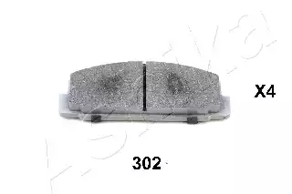 Комплект тормозных колодок, дисковый тормоз ASHIKA 5103302