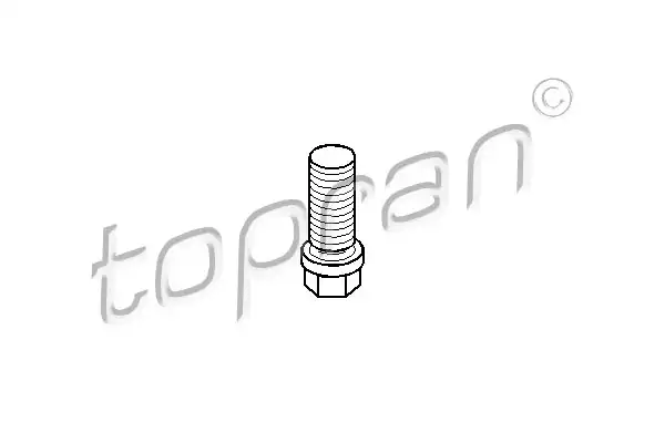 Резьбовая пробка, маслянный поддон TOPRAN 400304