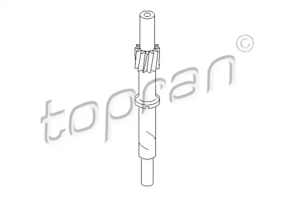 Фото 1 - TOPRAN - 107401  Тросик спидометра