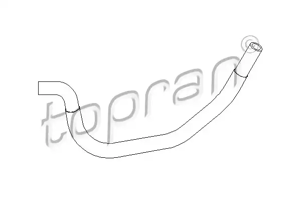 Гидравлический шланг, рулевое управление TOPRAN 501558