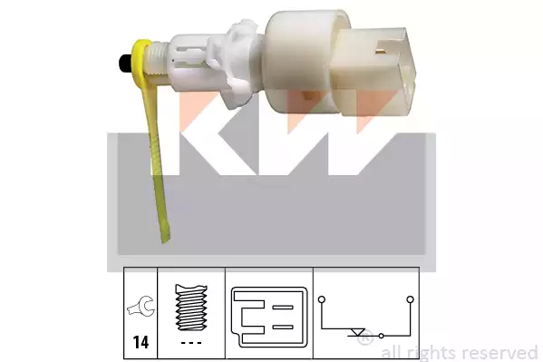 Выключатель фонаря сигнала торможения KW 510153