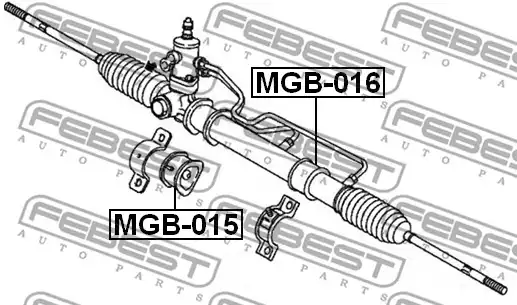 Проставка рулевой рейки FEBEST MGB016