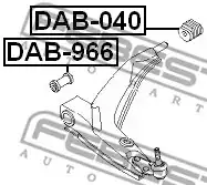 Сайленблок передний переднего рычага FEBEST DAB966